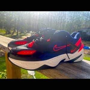 NIKE M2K TEKNO BLACK ROYAL BLUE AV4789-006 Size 11